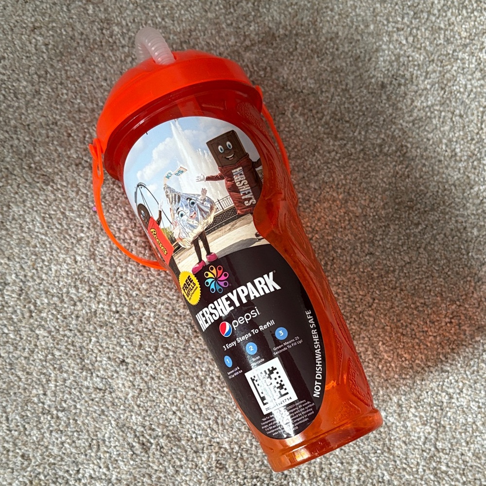 Pepsi Orange Hershey Park Tumbler